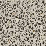 W+R's Terrazzo, 6mm Black on Natural colour sample, photographed