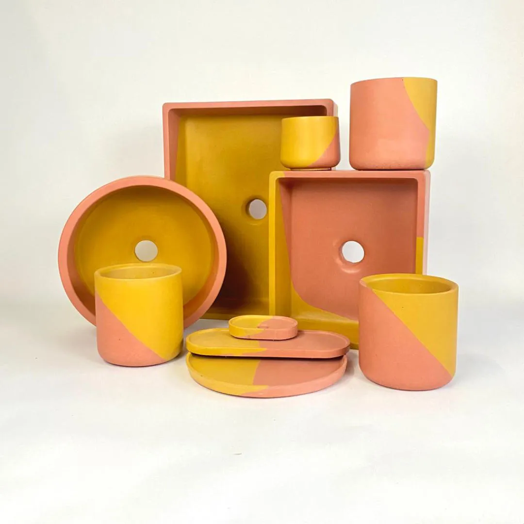 Limited Edition - Margo Small - Fruit Salad - Diagonal, shown with others from the same set