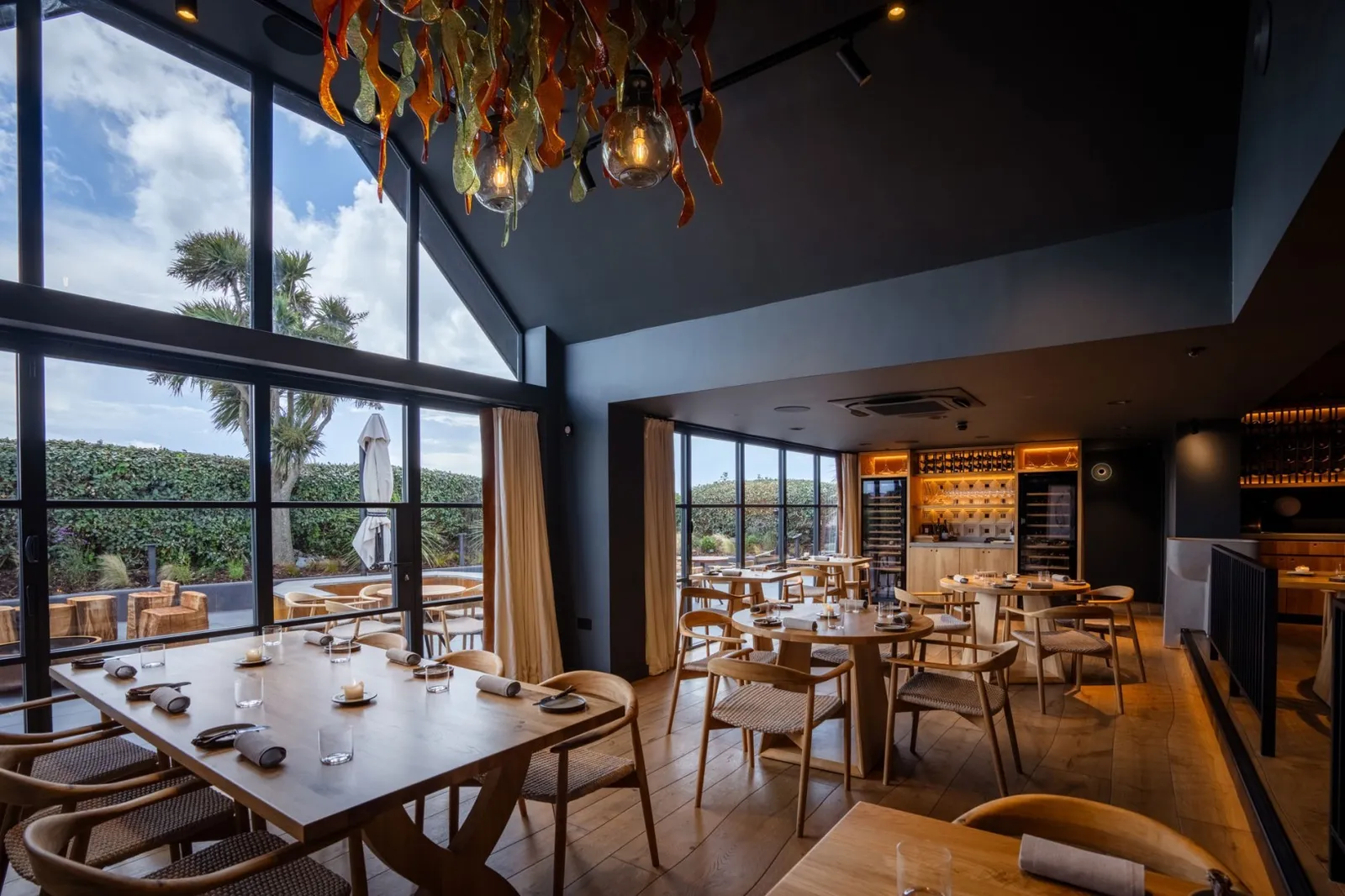 Vraic Restaurant, Guernsey: concrete by Warrington + Rose